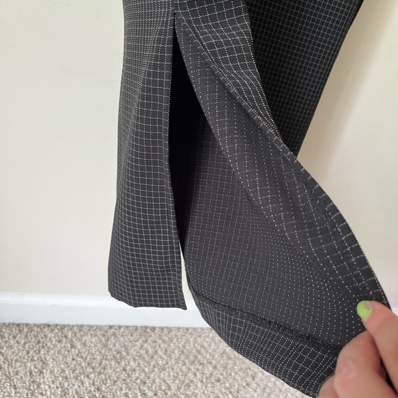 Vintage long black and white patterned dress - Picture 3 of 7